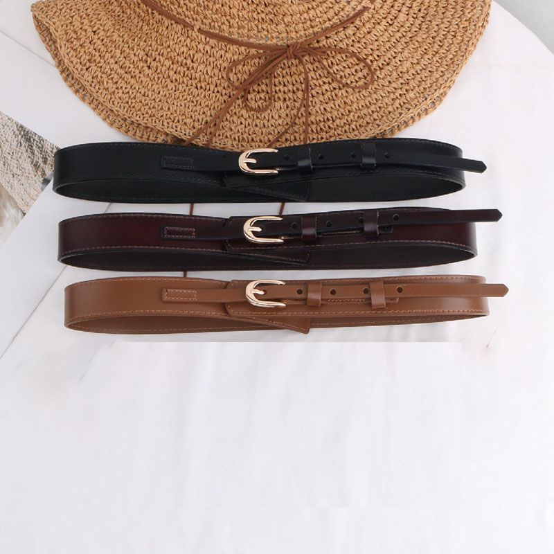 Oval needle buckle women's versatile casual belt belt belt GM126