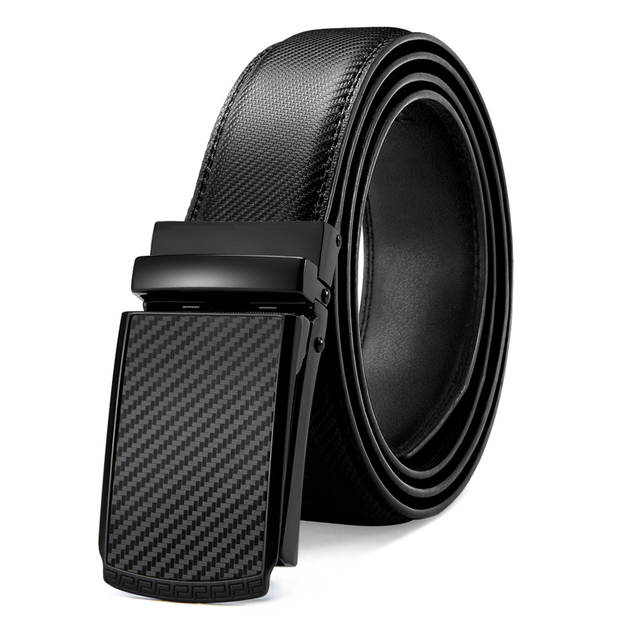 Leather Belt Automatic Genuine Leather Fashion Belts Ratchet Luxury Belts Men's Trouser Belt Belt for Men Ремень