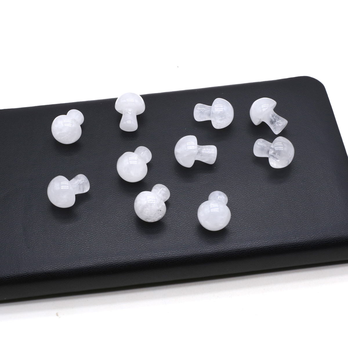 Wholesale Mushroom Ornament Natural Stone Crystal Healing Mineral Polished Gemstone Crafts Home Meditation Decoration 15x20mm