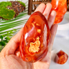 1PC High Quality Random Carnelian Flame Natural Crystal Carving, Healing Crystal, Gift, Scene Decoration,Desktop Decoration.