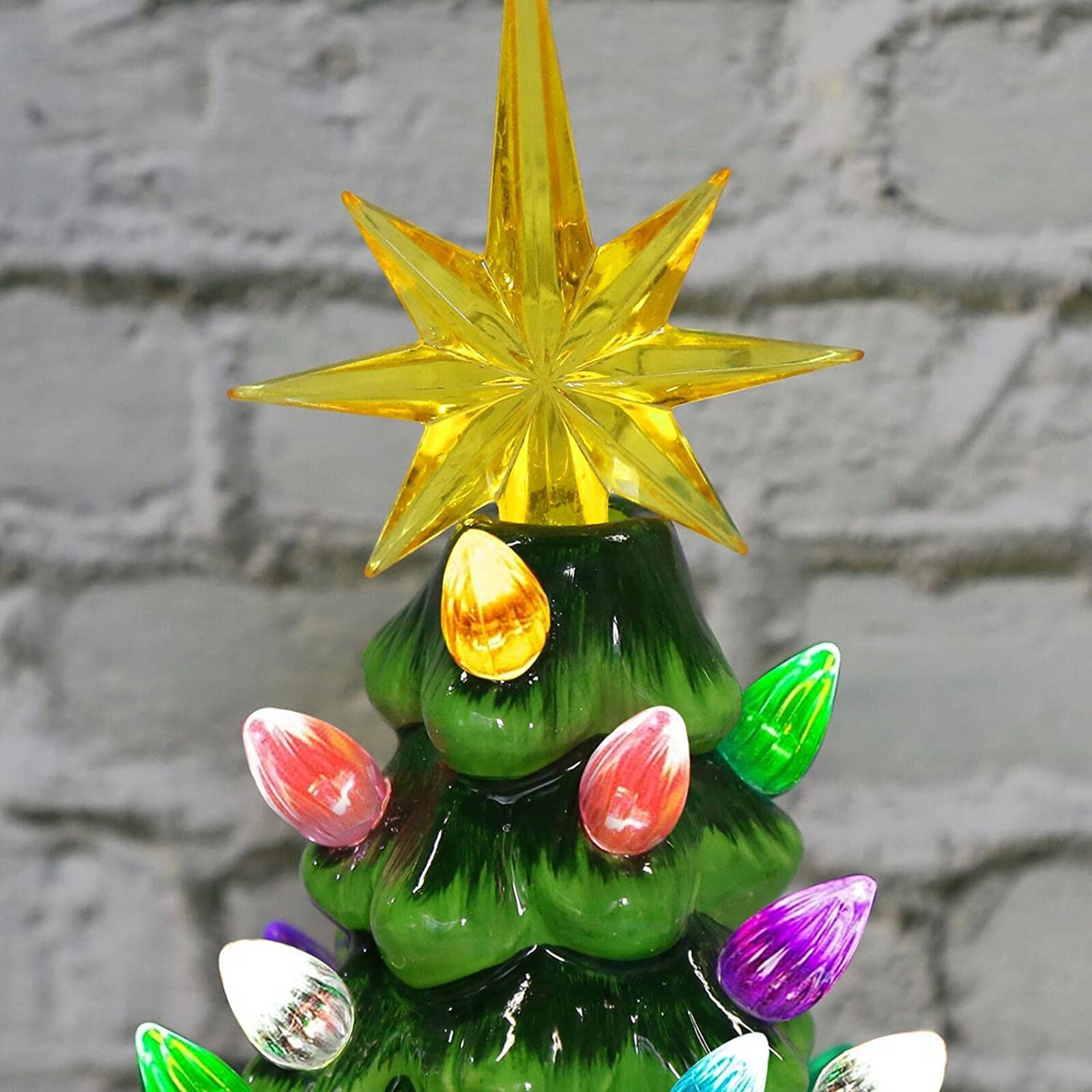 2024 Christmas Decorations Multi Color Lights Luminous Dwarf Ceramic Christmas Gnomes Christmas Decorations Faceless Doll