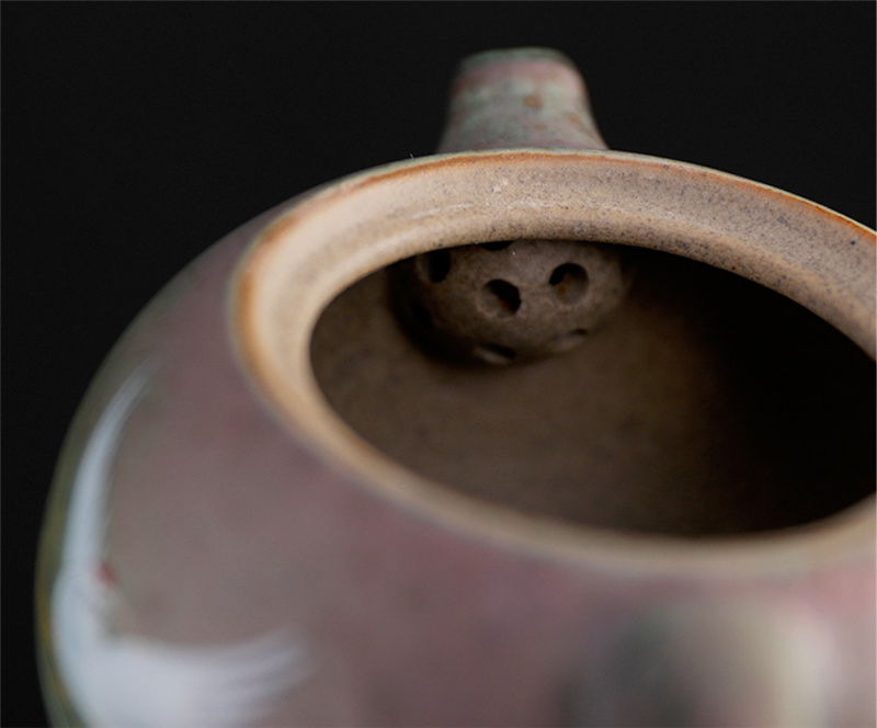 Vintage Kiln Change Ceramics Tea Pot Chinese Tea Set Porcelain Teapot Oolong Tea Handmade Kettle Customization