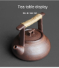 350ml Japanese Style Teapot Handmade Retro Coarse Pottery Stoneware Kungfu Tea Ceremony Portable Tea Maker Ceramic Teapot Teaset