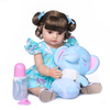 50CM Full Body Soft Silicone Popular Sweet Face Reborn Toddler Baby Girl Doll Birthday Christmas Gift High Quality Doll