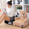 Cartoon Skin Teddy Bear Panda Unicorn Duck Plush Toys Kids Sofa Chair Seat Baby Nest Sleeping Bed Adult Pillow Stuffed Cushion