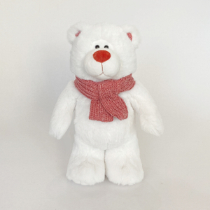 27/40CM High Quality Red Teddy Bear With Scarf Stuffed Animals Bear Plush Toys Teddy Bear Doll Valentine'S Day Birthday Gift