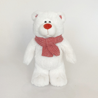 27/40CM High Quality Red Teddy Bear With Scarf Stuffed Animals Bear Plush Toys Teddy Bear Doll Valentine'S Day Birthday Gift