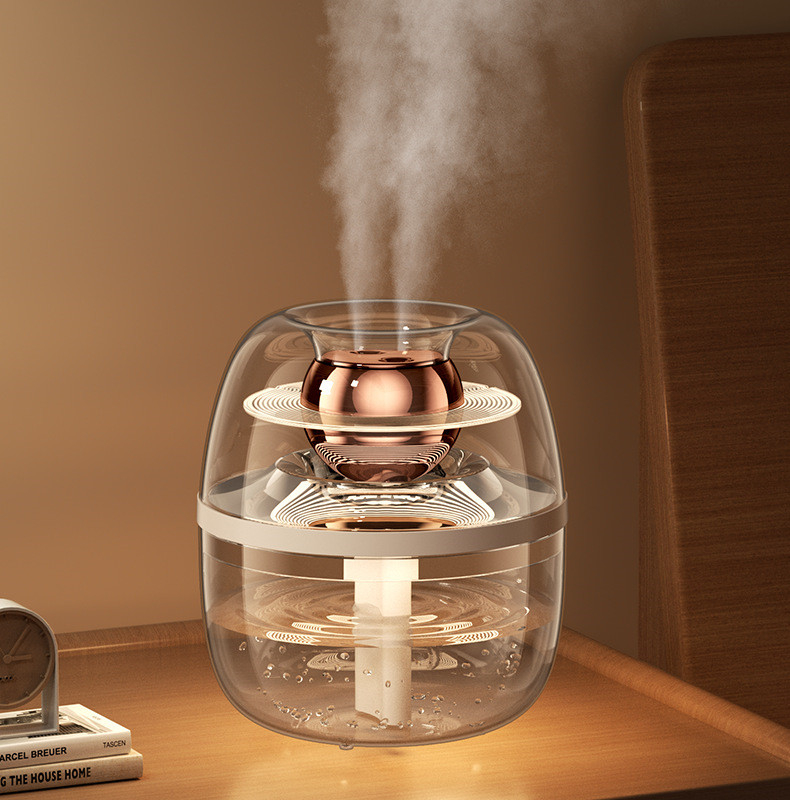 New Double Spray 3L Large Capacity Usb Home Silent Bedroom Office Night Light Double Spray Humidifier