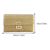 Straw Woven Clutch for Women Raffia Crochet Beach Rattan Causal Female Party Wedding Evening Bag New Summer Luxury Purse Handbag