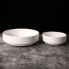 Customization Restaurant Round Smooth Glaze Bulk Cereal Bowls / High White Ceramic Soup Bowl