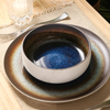 New Round Large Serving Hotel Colored Glazed Ceramic Soup Bowls Custom Special Italian Bowl Salad Bowl
