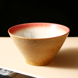 Custom Microwave Ceramic Noodle Ramen Bowl with High Quality Glaze Cute Serving Soup Bowl Bowls Design