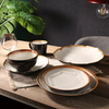 Modern Stoneware Dinnerware Set Wholesale Ceramic Plate Dinnerware Sets for Home Restaurant Wedding
