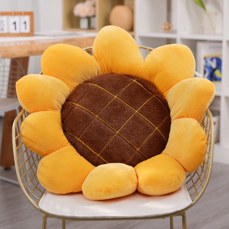 Flower Sunflower Pillow, Cushion, Plush Toys, Learning Car Backrest, Cushion, Photo Props, Birthday Gift
