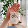 New Small Penguin Plush Keychains Cute Plushie Doll Anime Kawaii Toys for Children Pendant Key Chain Woman Girl Birthday Gift