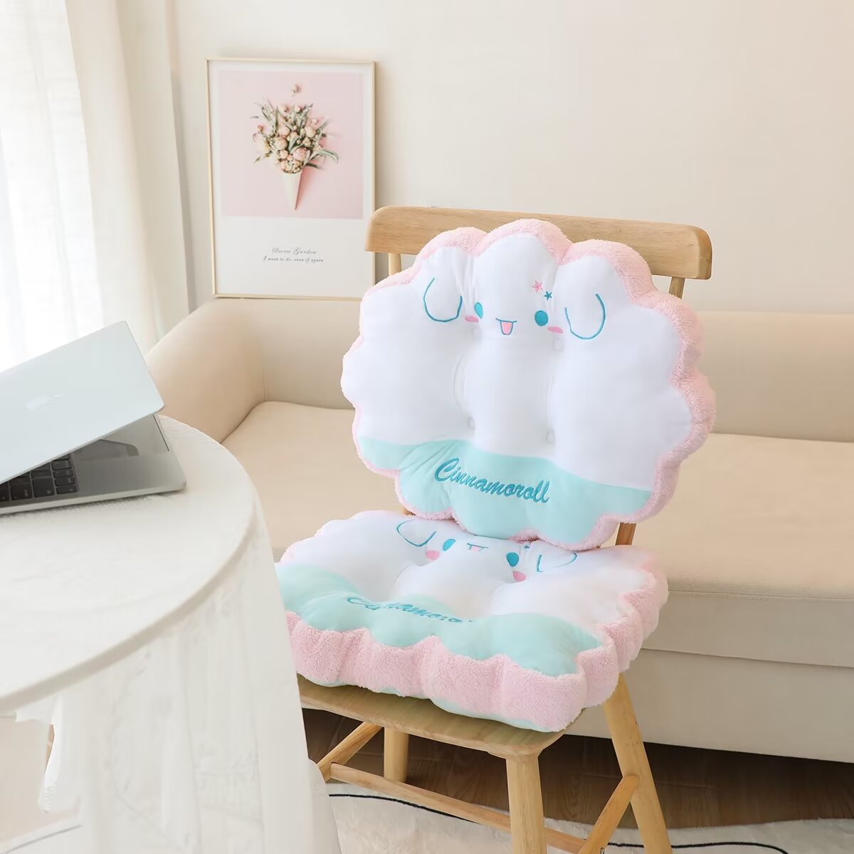 Chair Cushion Square Petal Shaped Gifts For Girl