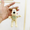 Cartoon Plush Key Pendant Cute Dog Plush Pendant Plush Toy Keychain Girl Gift Cartoon Doll Doll Grab Machine Doll Key Pendant