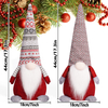 Christmas Sitting Faceless Doll Creative Pattern Knitted Hat Rudolf Cute Desktop Ornament
