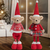 Christmas Red Bear Doll Creative Teddy Bear Doll Holiday Decoration Cute Desktop Ornament