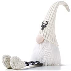 Christmas Decoration Elk Knitted Hat Plush Dwarf Christmas