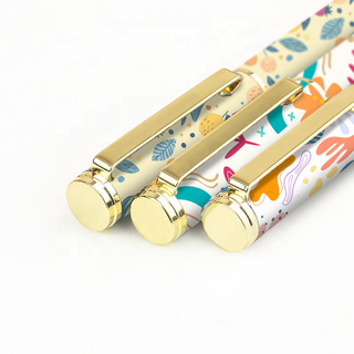 Hot Selling Large Capacity Gel Pen Rubber Plating Gel Pen Business Retro Shape Morandi Colors Simple Gel Pen