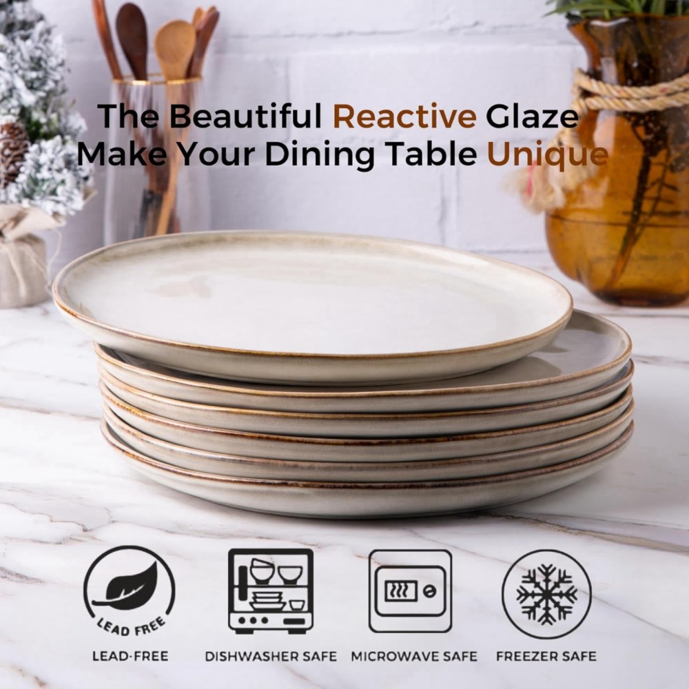 Ceramic Dinnerware Sets Complete Tableware Reactive Glaze Plates And Bowls Set Dish Freight Free