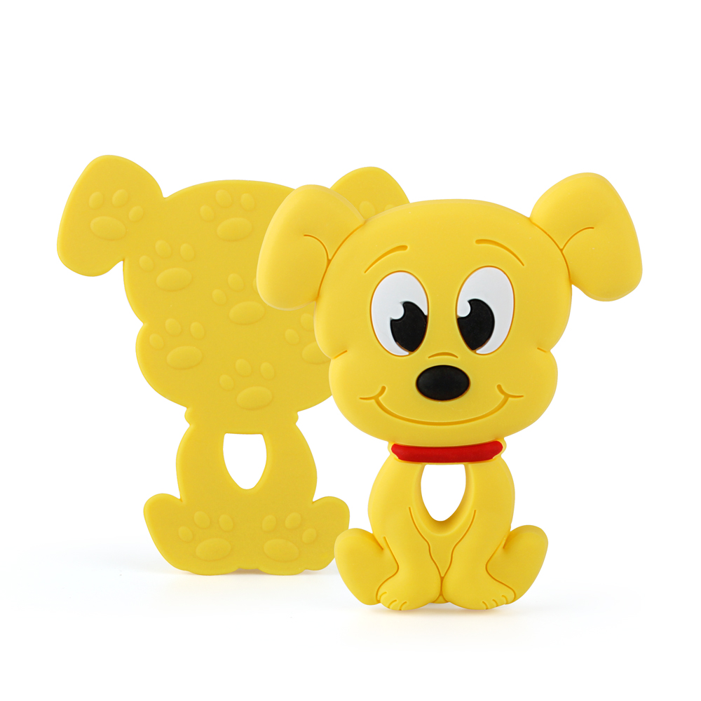 1pcs Baby Animal Silicone Teethers Dog Dinosaur Koala Baby Teething Product Accessories For Pacifier Chains BPA Free