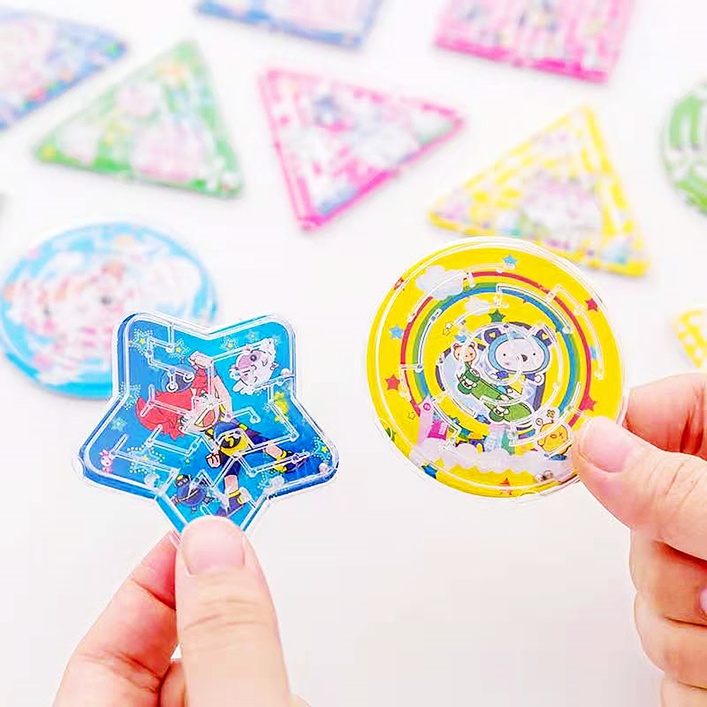 15Pcs Kids Party Small Gift Track Maze Toys Birthday Souvenirs, Carnival Prizes for Boys And Girls, Gift Pack Game
