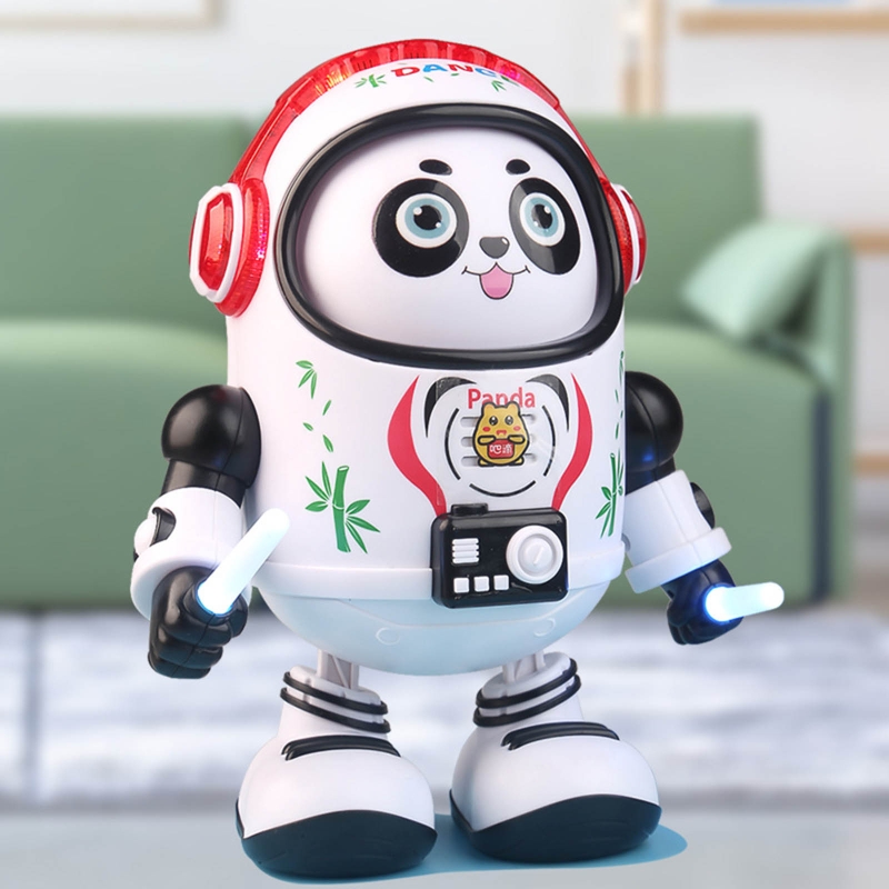 18cm Baby Electronic Panda Singer Dancer Toy with Light Cartoon Flashing Singing Dancing Music Animals Robots Toys Baby Gifts