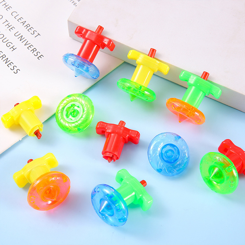 10pcs Mini Torsion Speed Gyro Spinning Toys Kids Birthday Party Favors Classroom Rewards Christmas Gift Pinata Goodie Filler