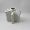 Simple Wholesale Custom Luxury Conical Vertical Texture Hotel Home Decoration Ceramic Vase Ornaments