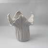 Nordic Creative White Ceramic Moon Vase, Living Room, High End Light Luxury Decoration Vase
