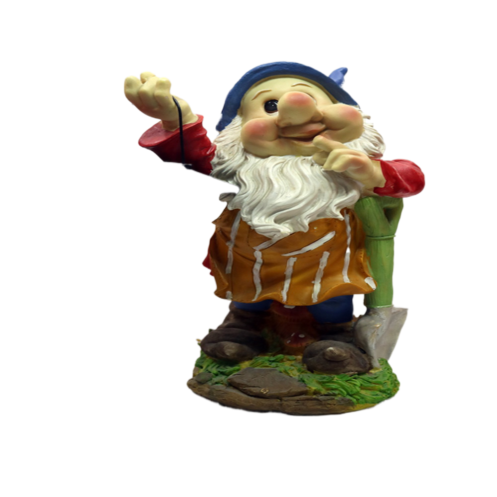 Creative Dwarf Climbing Ladder Decoration Cute Dwarf Climbing Staircase Resin Sculpture Home Garden Decoration
