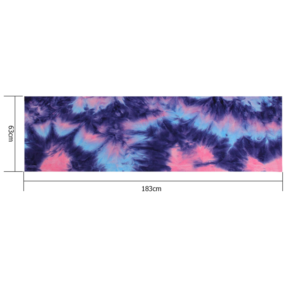 Tie-Dye Print Yoga Pilates Mat Towel Soft Blanket Fitness Exercise Pad Cover Multi-function Equipment for Exercise