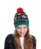Adult Kids Child Xmas Decoration Reindeer Santa Snowman Top Led Light Christmas Hat