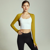 Dancing Ballet Shawl Women Long Sleeve Yoga Shirts Fitness Crop Top Running Tight Sports Coat Quick Dry Workout Clothes