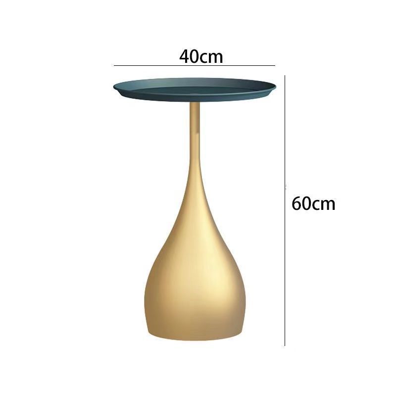 Table Basse Sofa Small Side Table Gold Round Coffee Table Metal Console Table Bedside Table Living Room Bedroom Furniture