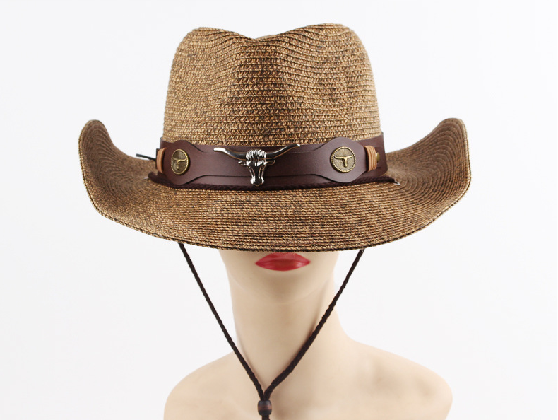 High Quality Basic And Fashion Paper Straw Cowboy Hat