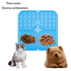 Hot Selling Pet Licking Silicone Suction Cup Pet Slow Food Tableware Pet Slow Food Mat
