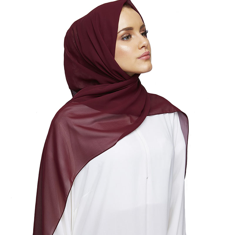 Wholesale Custom Designer Fashion Print Luxury Tudung Bawal Satin Silk Muslim Women Ethnic Shawl Scarf Hijab