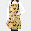 Cute Dog Grooming Apron with 2 Pockets Women Men Adjustable Waterproof Kitchen Cooking Bib Aprons Animals Cat Chicken Aprons