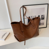 Large Capacity Women's Tote Bag Winter Fashion Trend Leather Shoulder Bags Office Handbag
