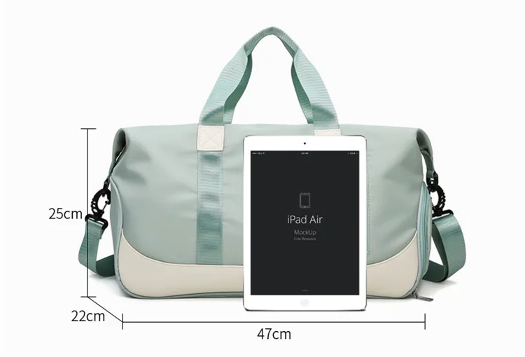 Women Sports Gym Travel Dry Wet Bags Multifunction Shoulder Messenger Pack Training Handbag With Independent Shoe Compartment