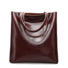 Cow Leather Bag Ladies Genuine Leather Handbags Big Women Bag Large Vintage Female Office Hand Shoulder Bags For Women Tote