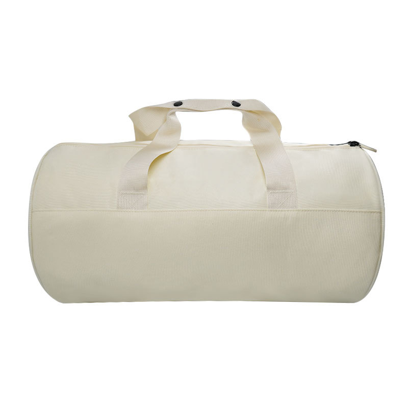 New Women's Cylindrical Compact Casual Outdoor Sports Bag, Dance Fitness Bag, Wear-resistant Crossbody Travel Bag, Printable