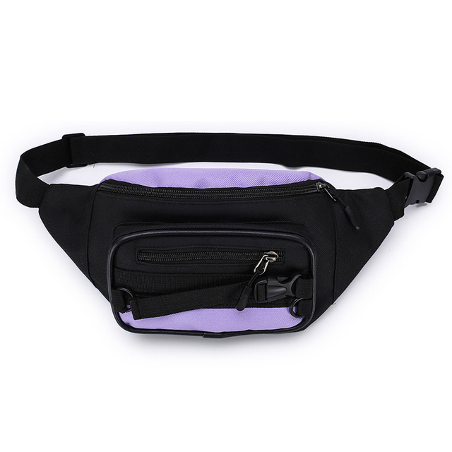 Waist Bag Women's Fanny Pack Waist Packs Leisure Canvas Bum Package Banana Messenger Bags New Zipper Hip Hop Bag Shoulder Pack