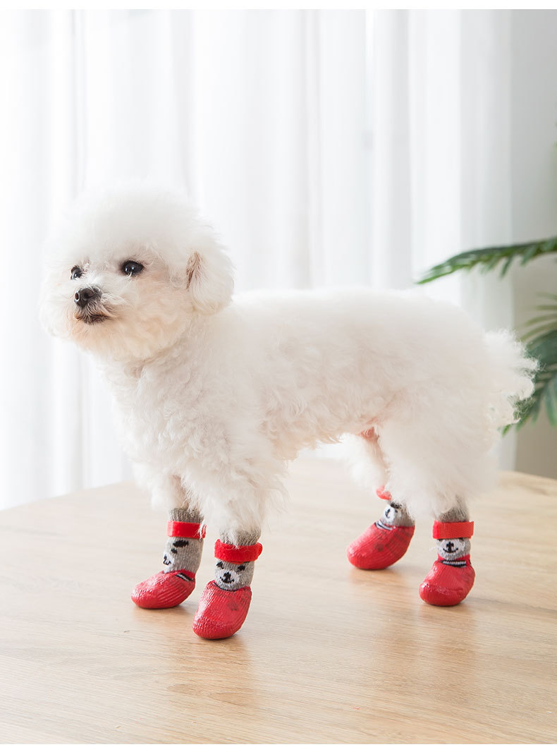Pet Waterproof Socks Dog Silicone Rain Shoes, Cat Socks Anti Slip And Wear-resistant Shoes Socks Outdoor Sports Shoes Child 