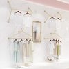 Clothing Store Display Racks Clothing Rack Wall Light Luxury Gold Clothes Hanger Internet Celebrity Shop Clothes Shelving