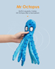 Wholesale Manufacturer Dog Toy No Stuffing Octopus Squeaky Plush Dog Toy Pet Dog Toy