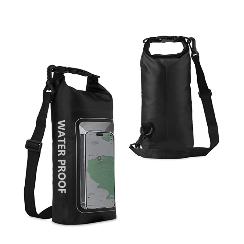 2L Swimming PVC Pack Dry Bag Touch Screen Outdoor Waterproof Shoulder Kayak Bags Trekking Drifting Rafting Surfing Boating Bag